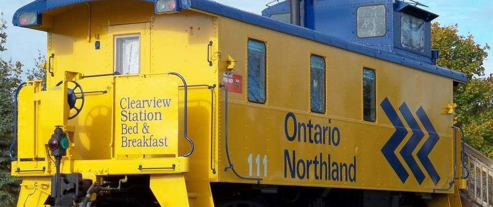 Clearview Station & Caboose B&B Creemore Dış mekan fotoğraf